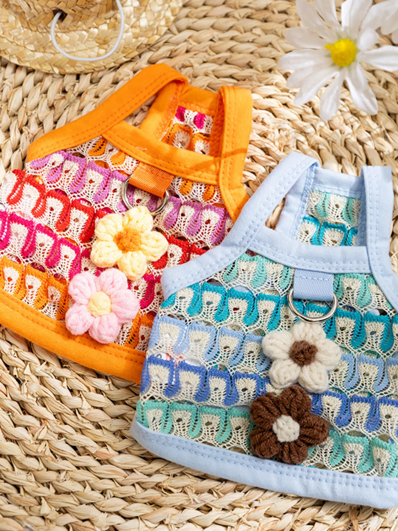 Floral Breathable Pet Top